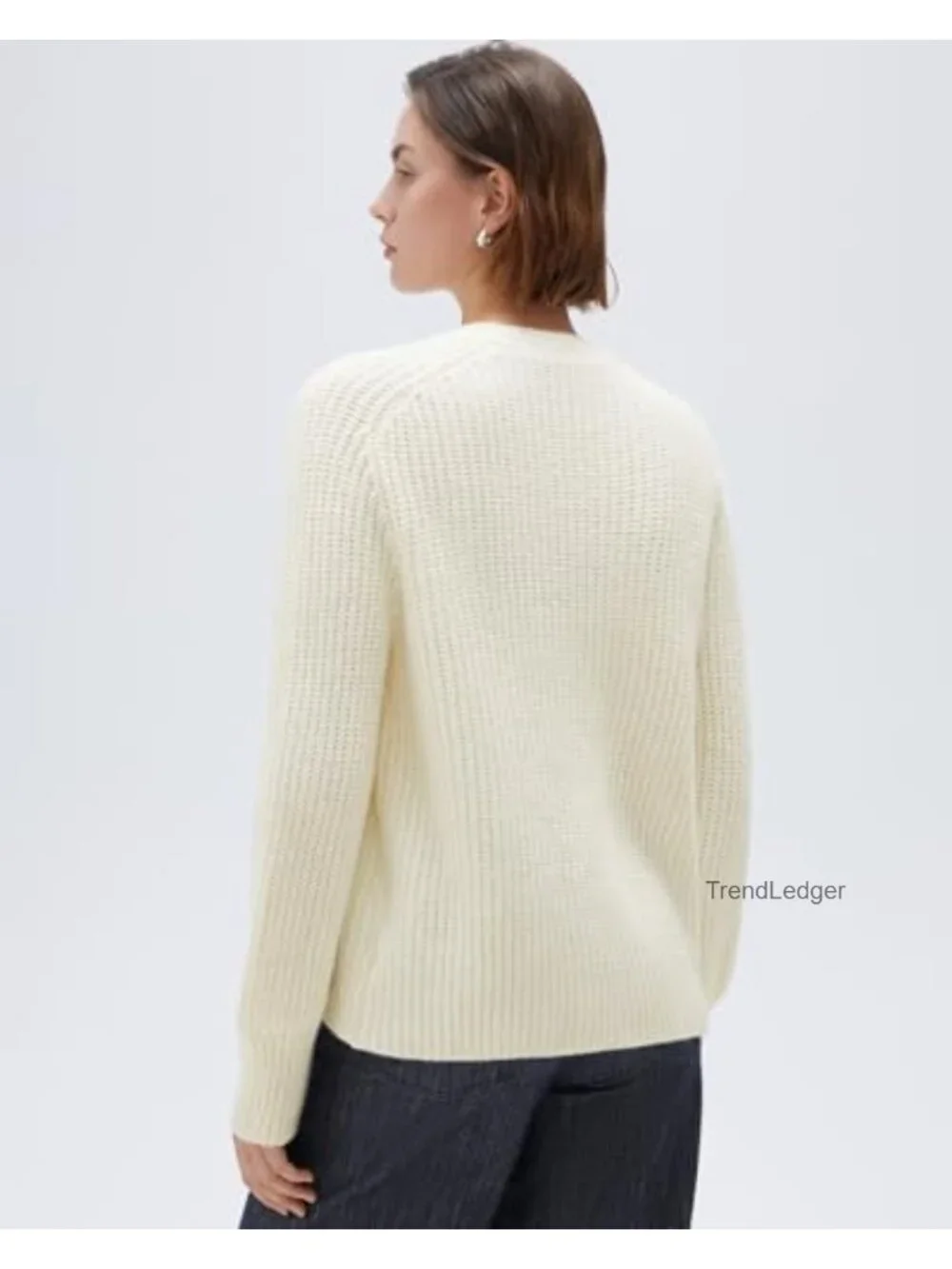 Women's Oversized Knit Cardigan Sweater V-Neck Long Sleeve Button Down Casual